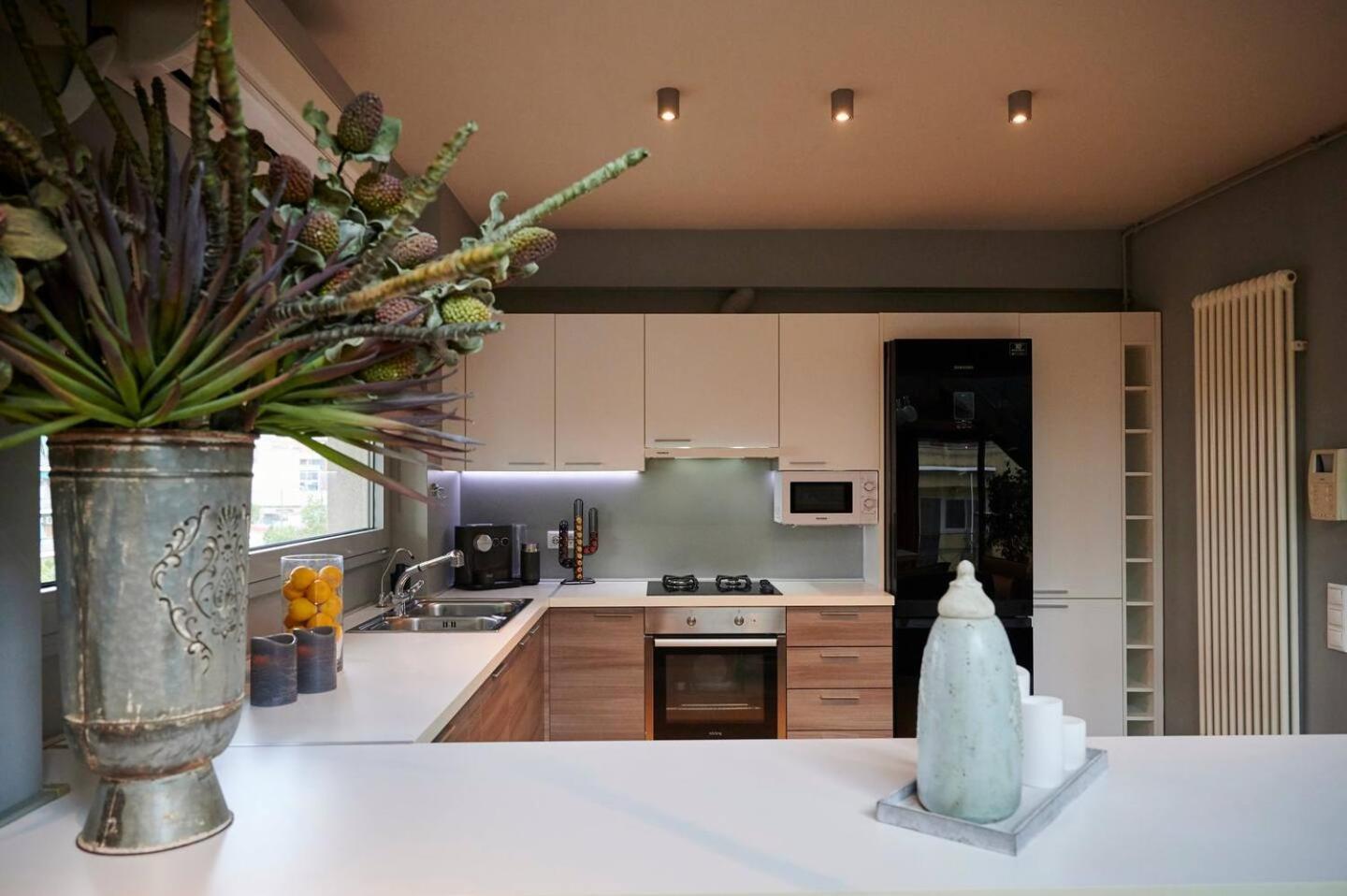 Ma Maison No5 Penthouse Loft, Private Heated Pool, Acropolis View, Ultra High Speed Internet 300 Mbps, Short Walk To Acropolis, Parking Upon Request, 1' From Metro Aten Exteriör bild