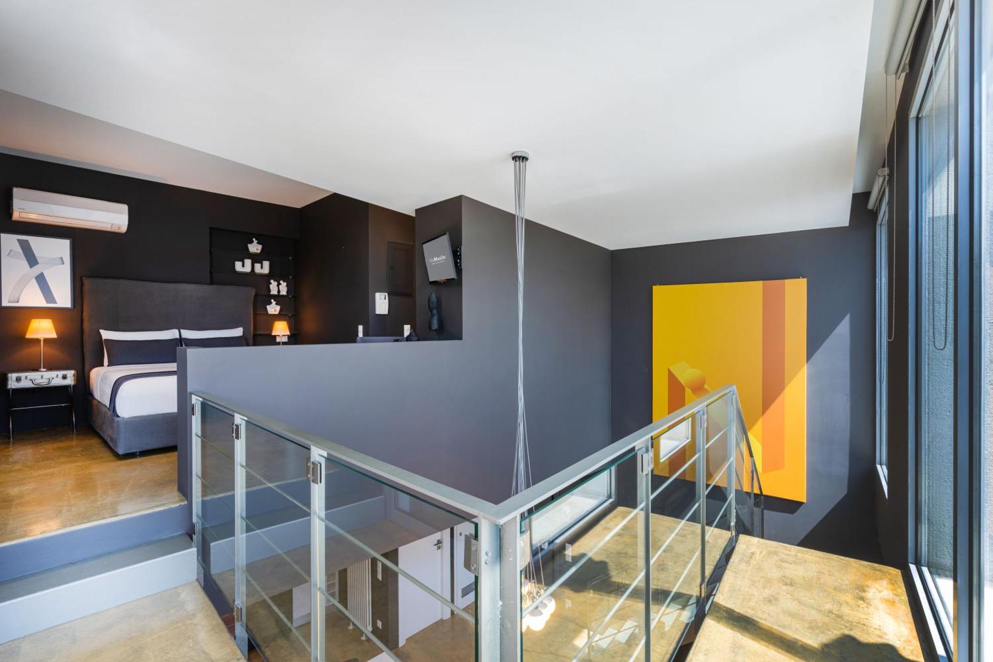 Ma Maison No5 Penthouse Loft, Private Heated Pool, Acropolis View, Ultra High Speed Internet 300 Mbps, Short Walk To Acropolis, Parking Upon Request, 1' From Metro Aten Exteriör bild